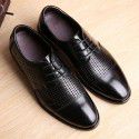 Summer hollow breathable sandal formal business casual men's shoes daily pointed Leather Men's hole shoes wholesale