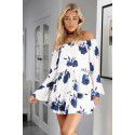 Cross border special supply for foreign trade goods source European station one shoulder sexy backless printed dress manufacturer direct sales 