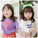 2020 autumn children's new children's t-shirt men's and women's 8-sleeve European and American bottom up shirt