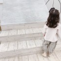 2020 autumn children's new girls' Autumn embroidered Big Lapel autumn shirt 19017 