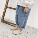 2020 spring and autumn children's wear new children's jeans pants men's and women's pants harem 19036