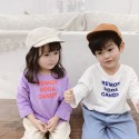 2020 autumn children's new children's t-shirt men's and women's 8-sleeve European and American bottom up shirt