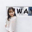 New autumn children's wear 2020 girls' Autumn printed T-shirt spring summer base shirt 20172