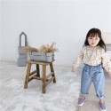 Autumn new products of children's clothing in 2020 autumn new products of girl's autumn clothing Korean high waist jeans with ear edge casual pants 20161 
