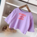 2020 autumn children's new children's t-shirt men's and women's 8-sleeve European and American bottom up shirt