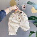 New autumn children's wear 2020 girls' 9-point pants spring and autumn casual pants 20170 