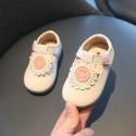 Autumn new princess shoes for 0-1-2 years old baby soft soled walking shoes sunflower anti slip children's single shoes