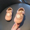 Autumn new princess shoes for 0-1-2 years old baby soft soled walking shoes sunflower anti slip children's single shoes