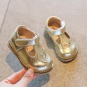 Girl's leather princess shoes newborn children's shoes 2020 spring and autumn soft soled 1-3 year old girl's shoes British style 