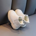 Baby boots little girl 1-3 years old toddler shoes baby soft soled children's Martin boots Plush in autumn and winter 