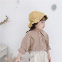 New autumn children's wear 2020 girls' Korean version Lapel embroidered shirt 20139