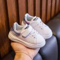 Spring baby shoes children 1-3 years old children's board shoes non slip Soft Sole Baby walking shoes boys' little white shoes fashionable shoes 2 