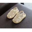 Summer baby sandals girls boys leather baby shoes 1-3 years old soft soled Baotou walking shoes