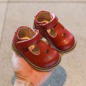 Spring and autumn girls leather shoes 2020 new leather baby walking shoes 