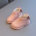 2020 winter new girls' short boots Plush 0-3 year old girls' princess shoes children's Martin boots 2 cotton shoes