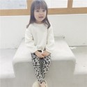 2020 children's autumn new girls' mercerized cotton Leggings 19632