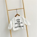 2020 children's autumn new girls' Korean printed sweater 19619