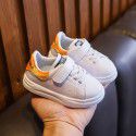 Spring baby shoes children 1-3 years old children's board shoes non slip Soft Sole Baby walking shoes boys' little white shoes fashionable shoes 2 