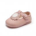 Autumn new princess shoes for 0-1-2 years old baby soft soled walking shoes sunflower anti slip children's single shoes