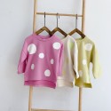 Autumn 2020 children's wear new girls' Korean wave point long sweater 19806 