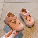 Spring and autumn girls leather shoes 2020 new leather baby walking shoes 