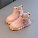 Baby boots little girl 1-3 years old toddler shoes baby soft soled children's Martin boots Plush in autumn and winter 