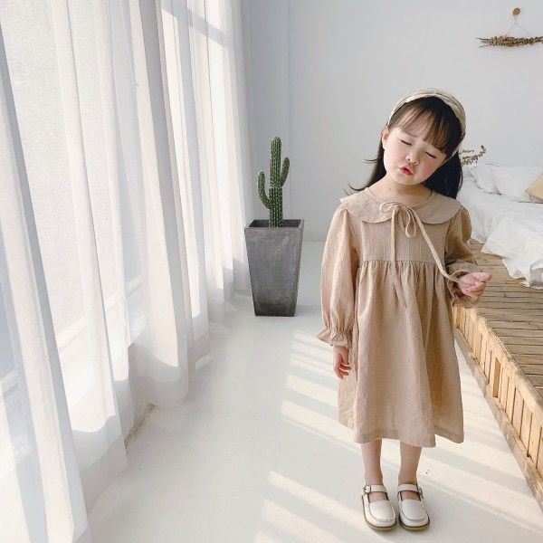 New autumn children's wear 2020 girls' long sleeve ladies' dress 20168