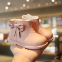 Baby boots children 1-3 years old baby soft bottom Princess walking shoes winter Korean Plush thickened warm cotton boots