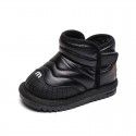 Girls' snow boots winter Plush warm cotton shoes 1-3 years old boys' waterproof children's shoes baby soft soled walking shoes 