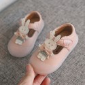 2020 baby shoes soft soled walking shoes cartoon cute little white rabbit children's shoes Baotou anti slip wear resistant princess shoes wholesale