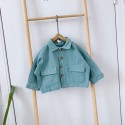 2020 children's autumn new children's Korean candy coat baby clothes 19802