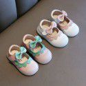 Spring and autumn girls' shoes 1-3 year old baby walking shoes non slip soft sole autumn children's flower princess single shoes 2 