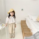 New autumn children's wear 2020 girls' Korean version Lapel embroidered shirt 20139
