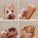 Spring and autumn girls leather shoes 2020 new leather baby walking shoes 