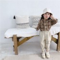 Children's autumn new 2020 children's Korean version Lapel Plaid long sleeve shirt 20166