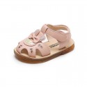 Summer girl's sandals baby Baotou non slip soft sole walking shoes 1-3 year old girl princess shoes fashionable children's shoes