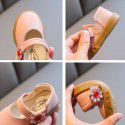 Women's shoes 2020 new spring and autumn fashion Princess Doudou shoes children's leather soft soled walking shoes