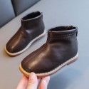 Girls' Martin boots children's short boots winter Plush toddler shoes for 1-3 years old girls' Princess Korean shoes