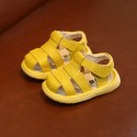 2020 new Baotou leather baby walking shoes sandals soft bottom Princess summer children's shoes for men and women