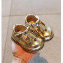 Girls' leather shoes 2020 New Handmade Baby Shoes 0-12 months cowhide soft soled walking shoes 1-3 years old baby shoes