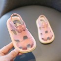 Baby summer sandals men's 2-3 years old leather soft soled walking shoes baby shoes women's bag shoes children's kick proof shoes