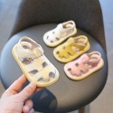 Baby summer sandals men's 2-3 years old leather soft soled walking shoes baby shoes women's bag shoes children's kick proof shoes