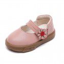 Women's shoes 2020 new spring and autumn fashion Princess Doudou shoes children's leather soft soled walking shoes