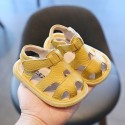 Baby summer sandals men's 2-3 years old leather soft soled walking shoes baby shoes women's bag shoes children's kick proof shoes
