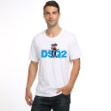 Cross border e-commerce sourcing dsq2 men's Short Sleeve T-Shirt NEW cotton round neck loose casual men's T-shirt fashion