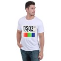 Cross border supply European and American cotton men's T-shirt round neck casual sweat absorbing men's half sleeve loose base shirt