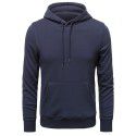 Retro Avocado Green monochrome Pullover Top hooded loose men's sweater fashion can be customized leisure blank sweater