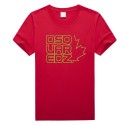 Tide brand DSQ cross border supply new cotton sweaters summer men's short sleeve T-shirt simple casual one hair