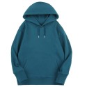 European and American leisure Hooded Sweater cotton men's youth fashion brand simple sweater solid color Pullover Top cross border supply