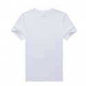 T-shirt spring and summer young men's simple sweat absorbing cotton round neck Pullover loose short sleeve solid color Polo casual T-shirt